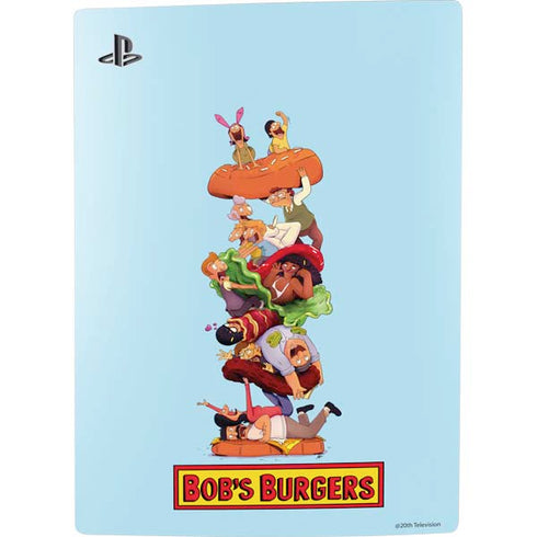 Bobs Burgers Stacked PS5 Digital Edition Console Skin